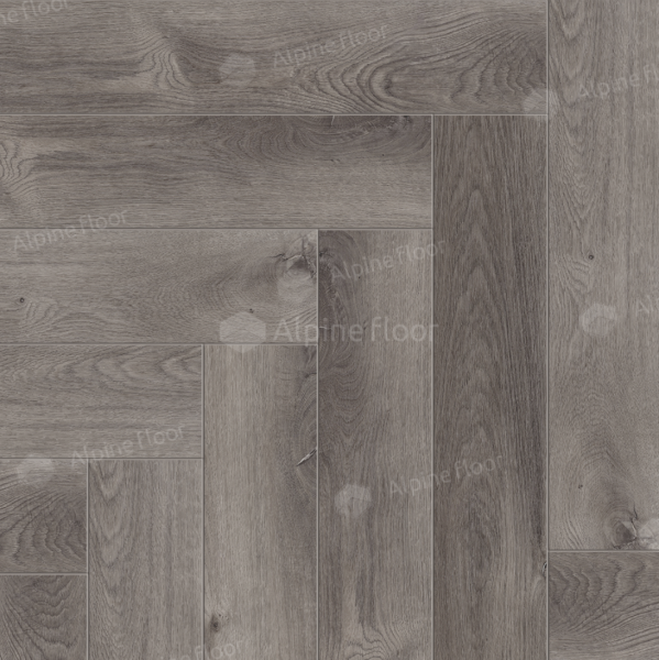 Кварцвиниловая плитка (Елочка) Alpine Floor PARQUET LIGHT Дуб Мерга ЕСО 13-13